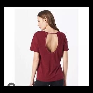 Blush pink Nike Yoga top, large